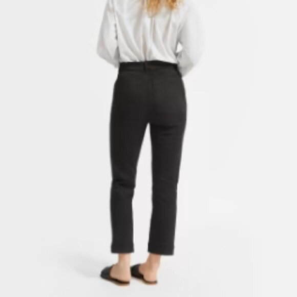 Everlane The Slim-Leg Crop Pant in Washed Black sz 4 - Picture 2 of 6